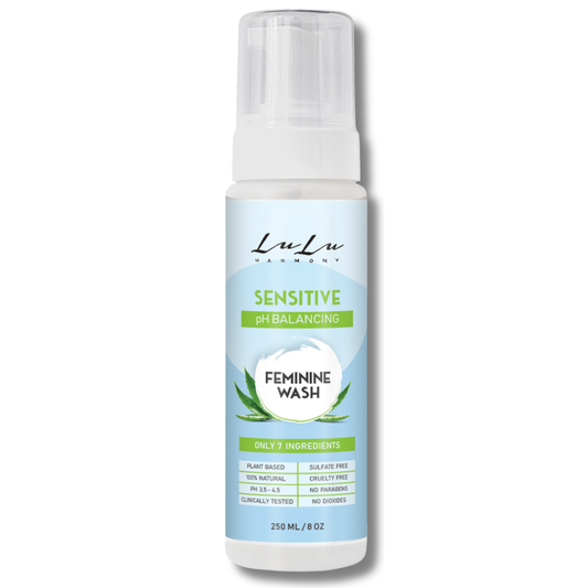 LuLu Ph Balancing Feminine Wash with Boric Acid Made in USA - 8.5 fl oz