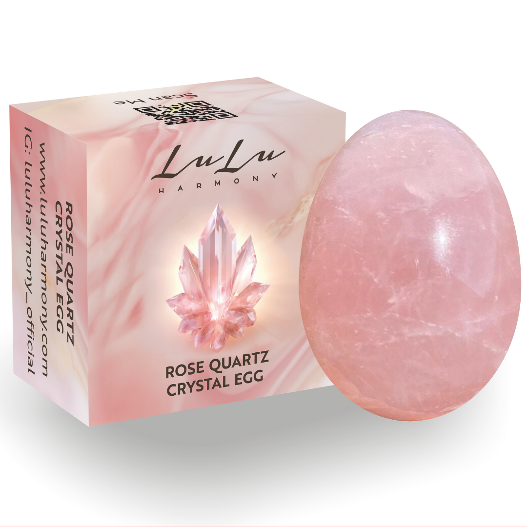 lulu rose quartz healing crystal - unconditional love, emotional healing, and inner peace