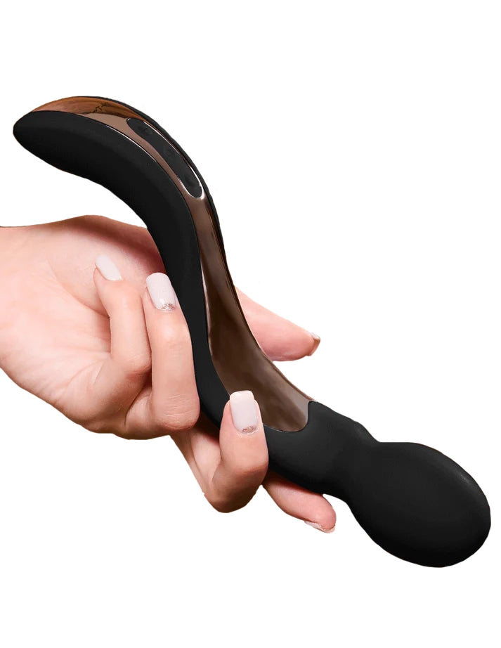 harmony wave: wand massage for total relaxation - black