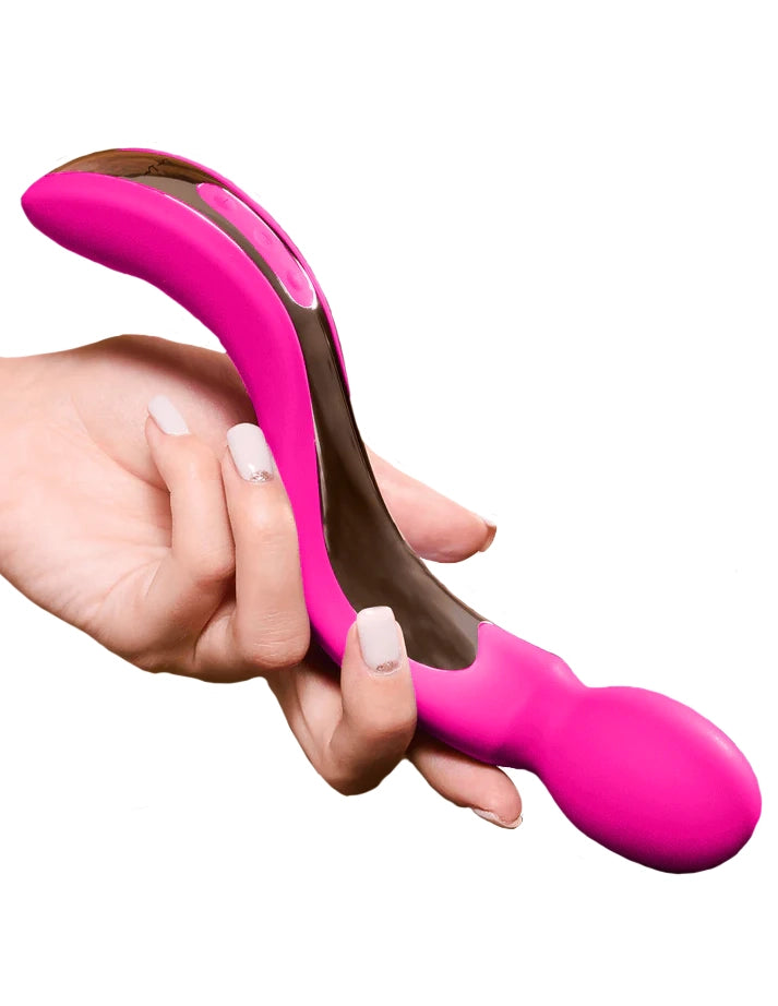 harmony wave: wand massage for total relaxation - pink