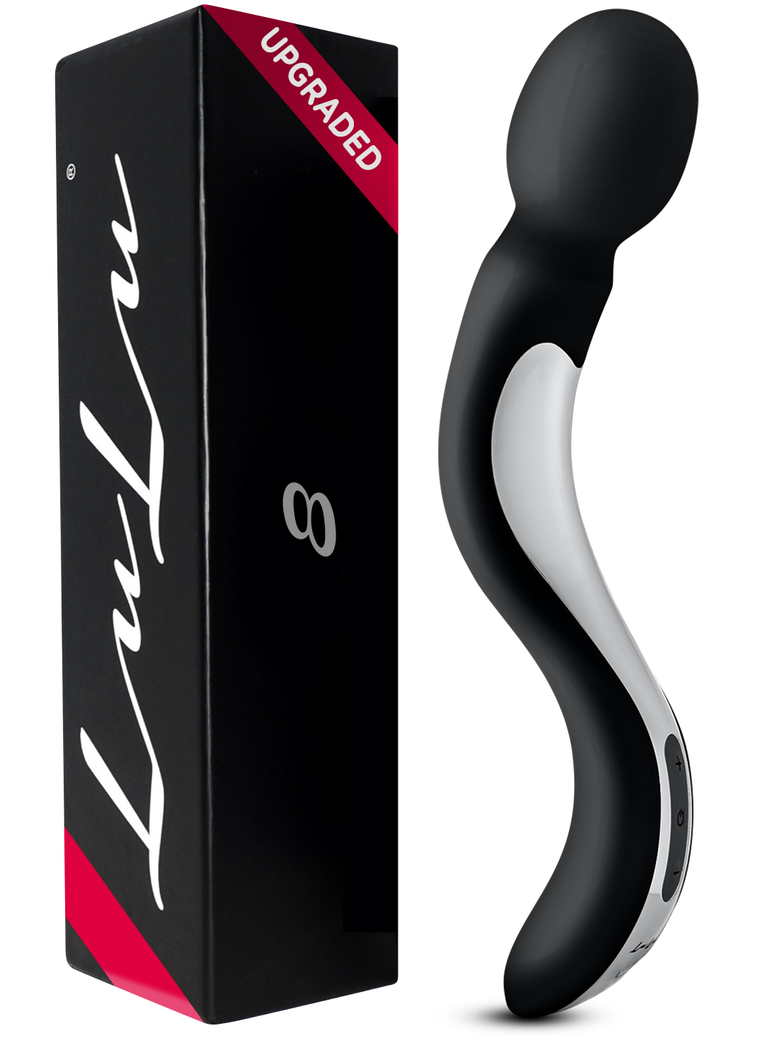 harmony wave: wand massage for total relaxation - black