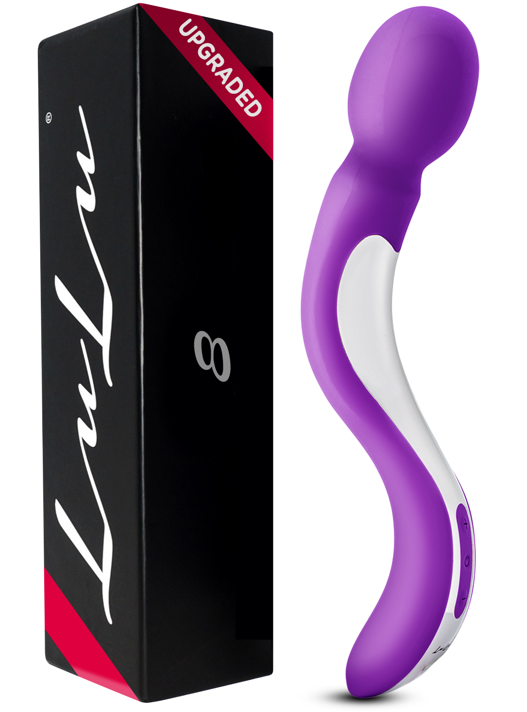 harmony wave: wand massage for total relaxation - purple