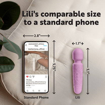 Lulu Mini Premium Intense Clitoral Stimulation Wand - PINK