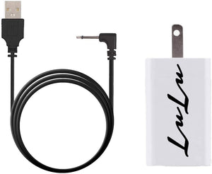 LuLu Replacement USB Charging Cable + wall adapter (not compatible with magnetic chargers)